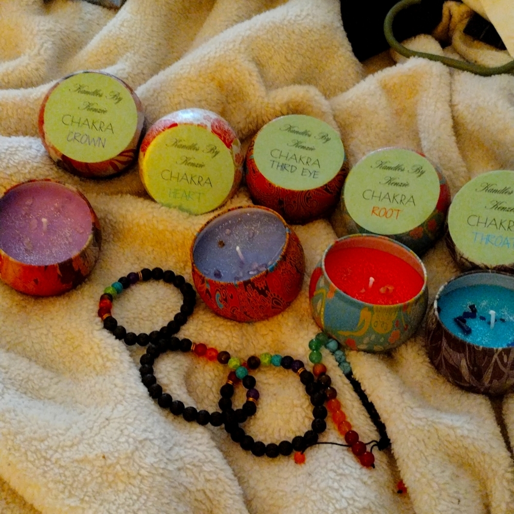 Chakra Candles to clear your energy